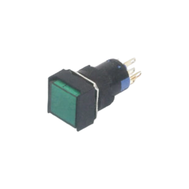 Кнопочный переключатель с самосбросом A16-2: Высокая ударопрочность и компактная конструкция